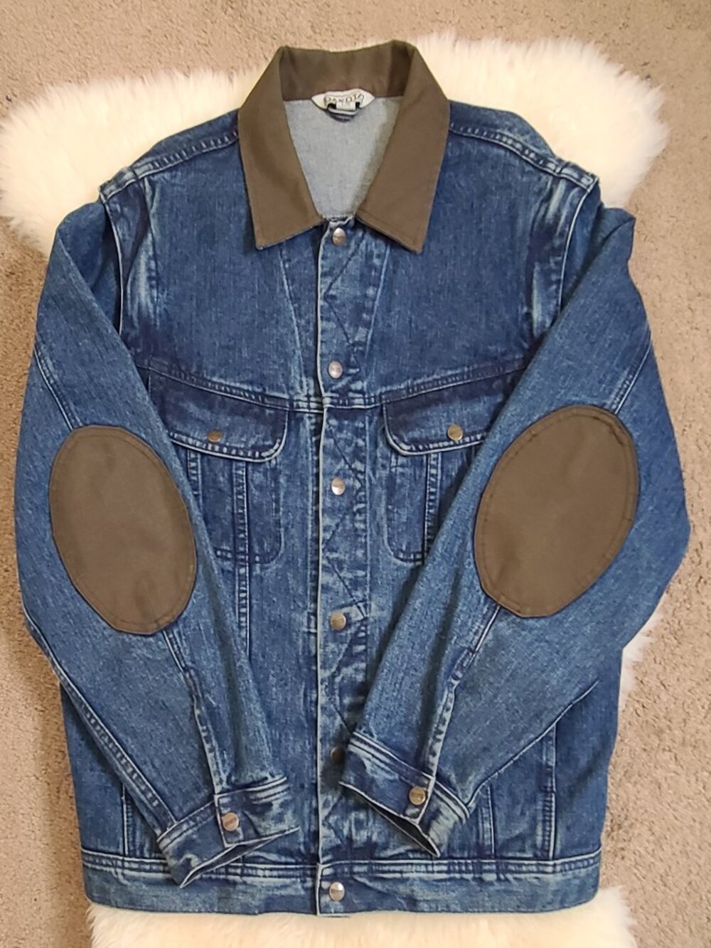 Vintage Dakota Denim Workwear Convertible Jean Jacket - Size - Large